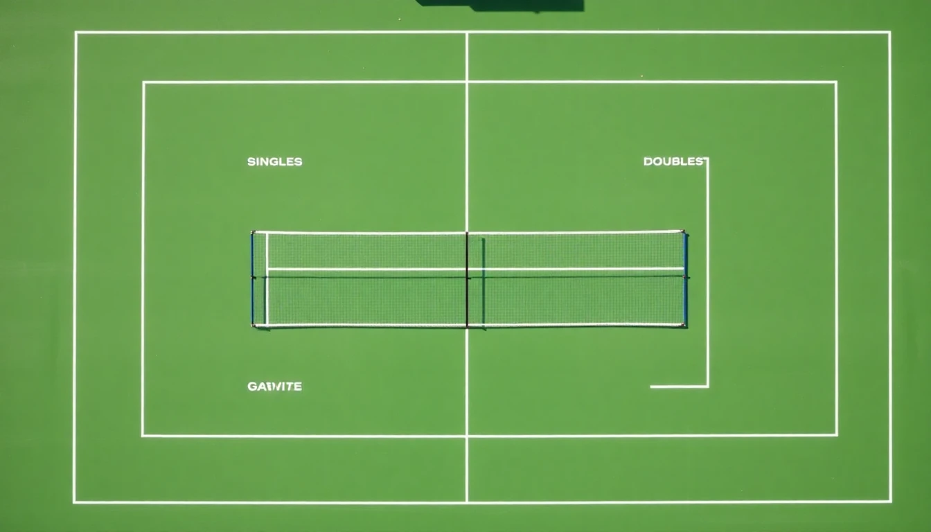 Le terrain de badminton et ses dimensions