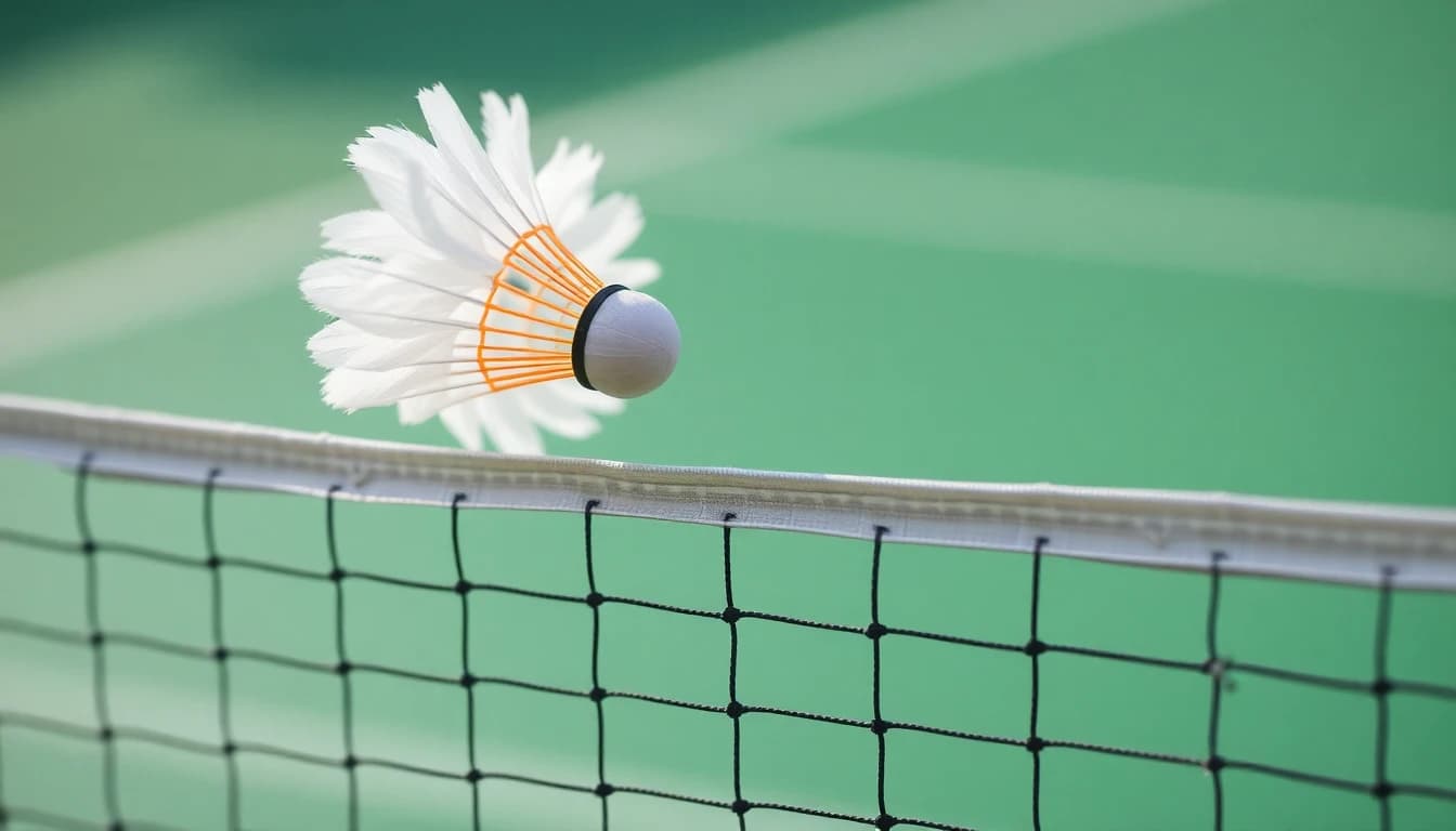 Le drop au badminton